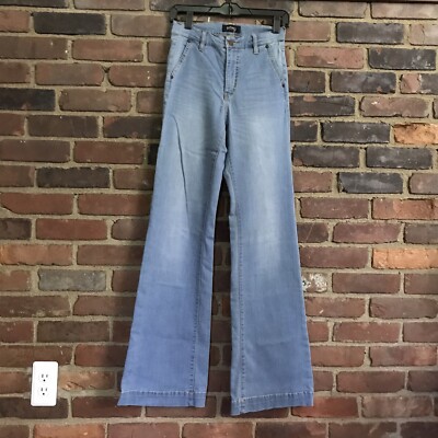 Buffalo David Bitton high rise waisted bell bottom jeans size 27 (W25 X ...