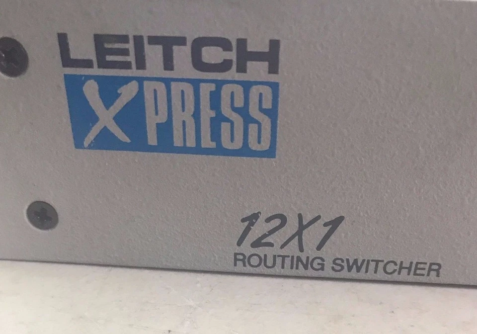 Leitch Xpress 12x1 Routing Switcher, Video/audio, Analog XPR-12va2 - Image 2 of 4