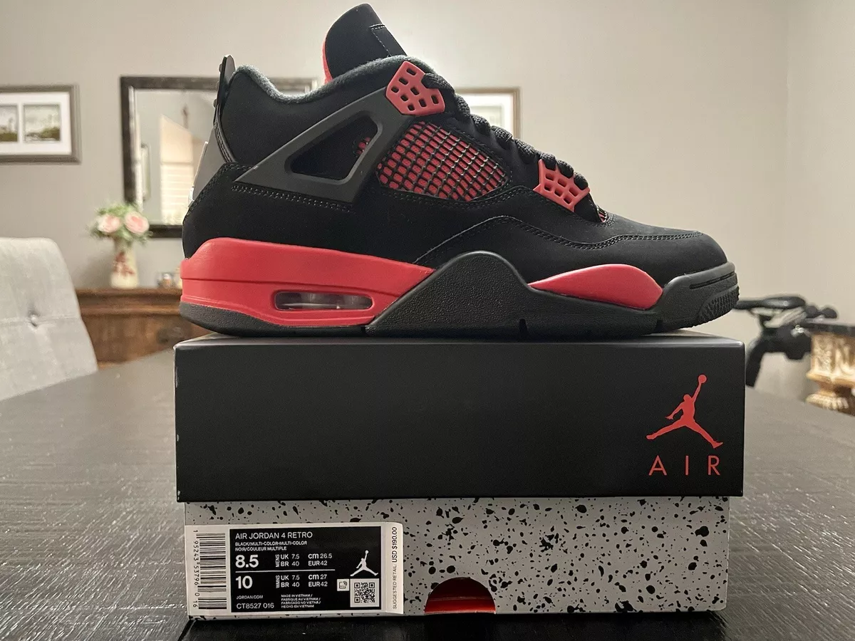 Jordan 4 Retro x Louis Vuitton Red for Sale