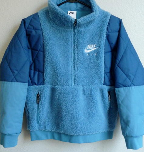 Boys Nike 1/2-Zip High Pile Fleece Pullover Jacket M NWT