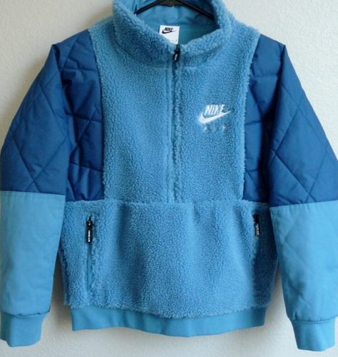 Boys Nike 1/2-Zip High Pile Fleece Pullover Jacket M NWT - Picture 1 of 5