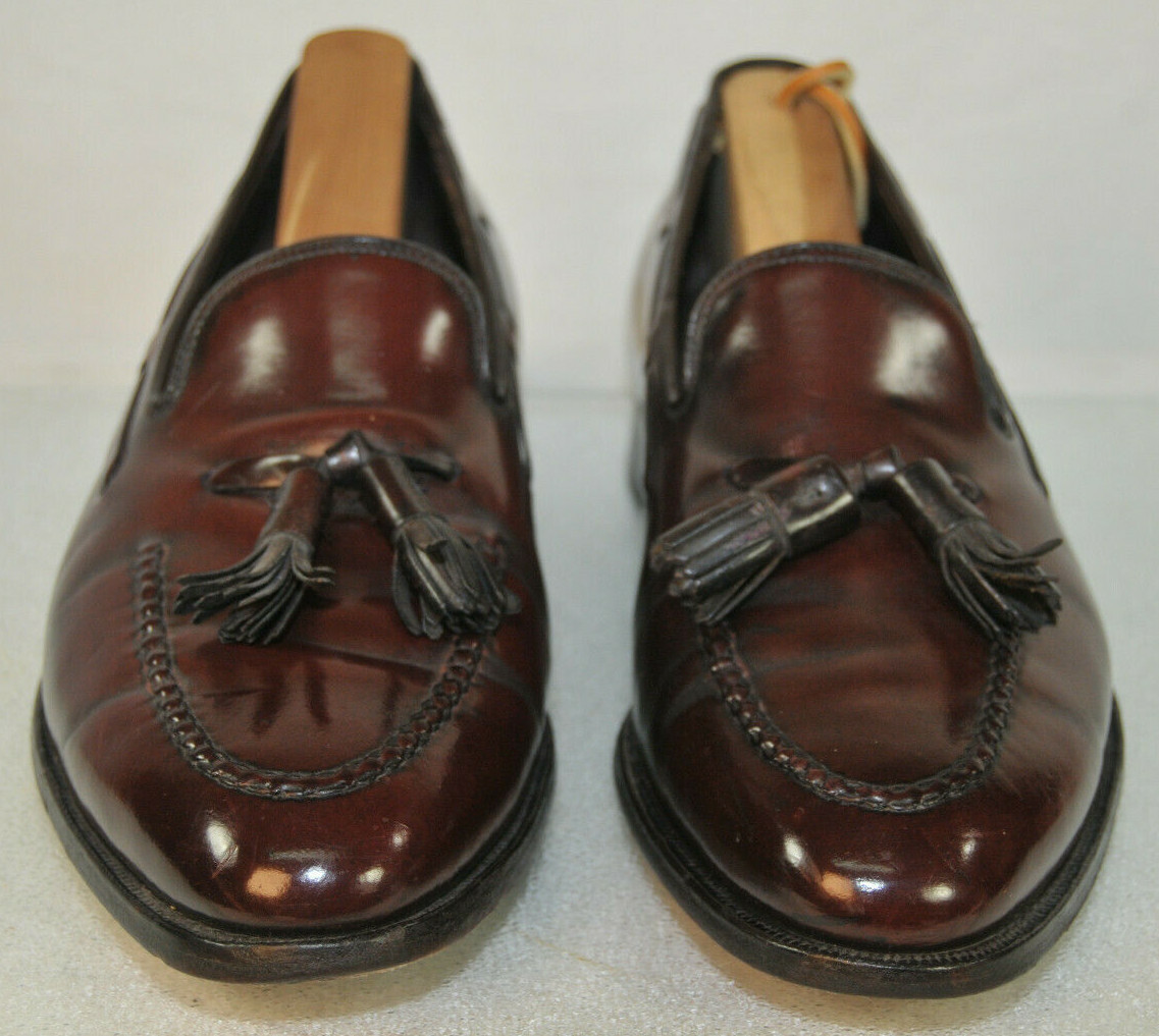 Johnston Murphy Aristocraft Tassel Loafer 8 D/B Johnston & Murphy Crown Aristocraft Shell Cordovan 8 D/B  main image 4
