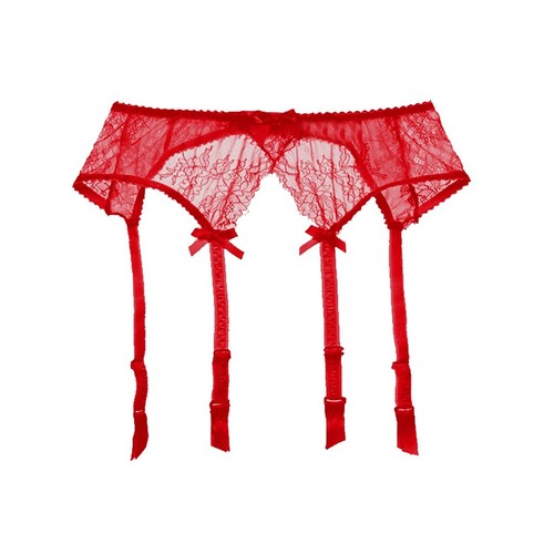 Gonna intima sexy in pizzo elastico intimo giarrettiera lingerie slip mutande - Foto 6 di 18