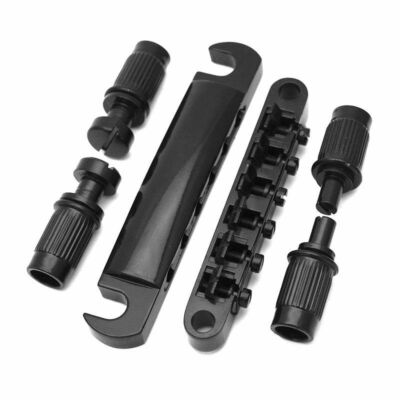 Locking Tune-O-Matic Guitar Bridge Tailpiece Sets for LP Les Paul Black