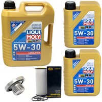 MotoröL Set 5W-30 Liqui Moly 7 Liter + ÖLfilter + Schraube FüR BMW 3Er 330D E46