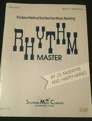 RHYTHM MASTER - BAND METHOD THAT TEACHES MUSIC READING, SOUTHERN PERCUSSION M-7