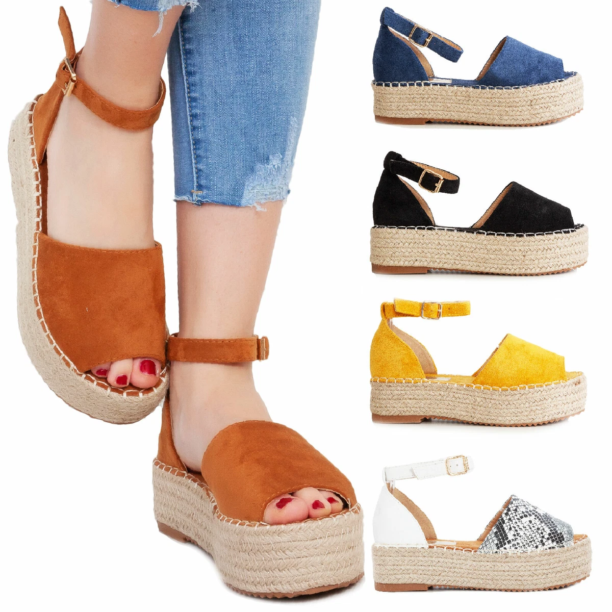 Sandalias estilo alpargatas clearance