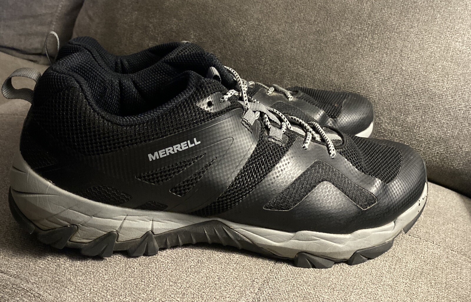 MERRELL Merrill Meru Sneaker da passeggio uomo nere #J034421 taglia 15