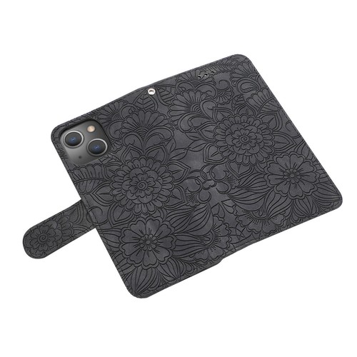 Flower PU Leather Wallet Phone Case For iPhone 16 15 14 13 12 11 Pro Max XR 7 8 - Picture 14 of 49