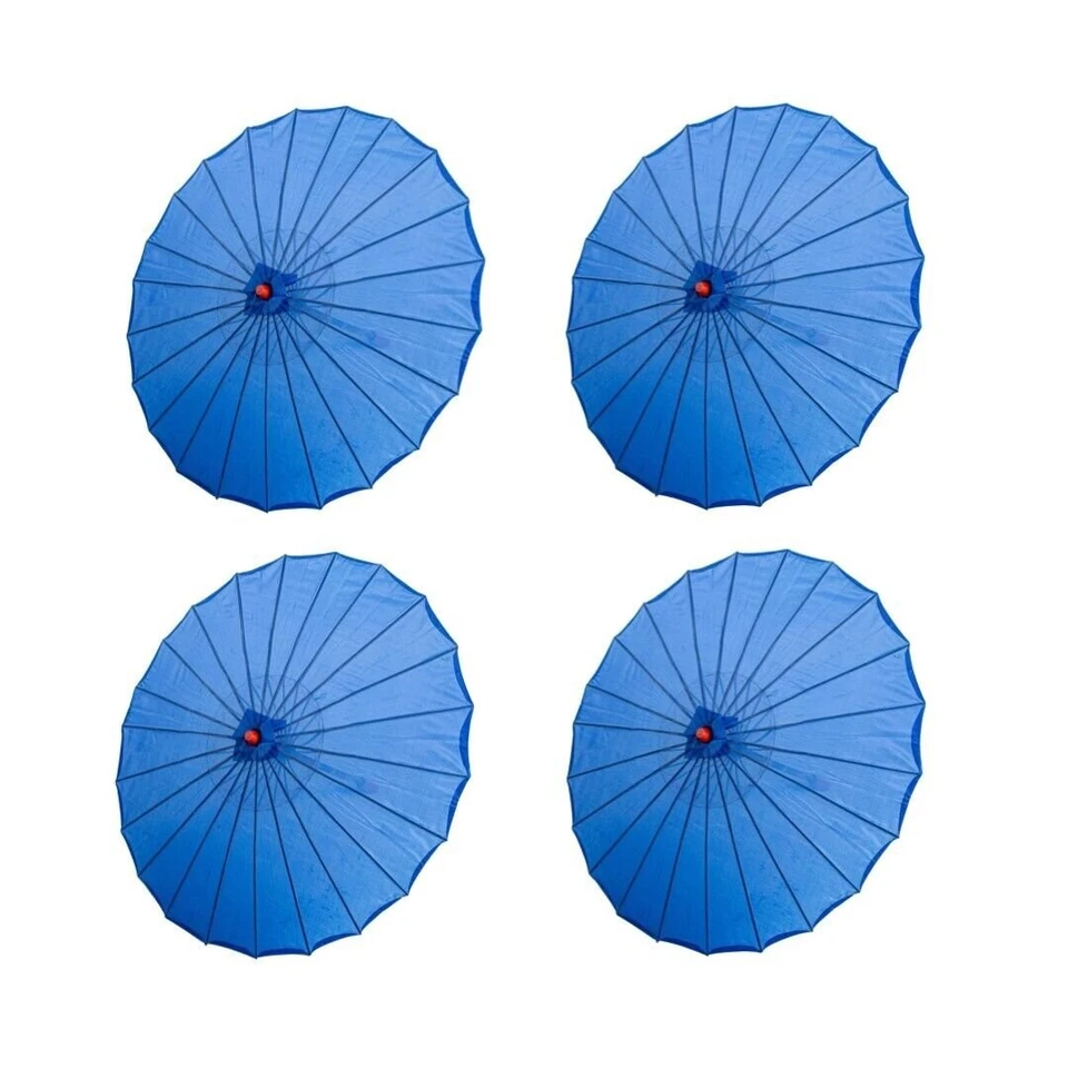THY COLLECTIBLES Set of Four (4) 33" Japanese Chinese Umbrella Parasols Foto 3 de 4