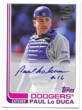 2021 Topps Archives Fan Favorites Auto Paul Lo Duca (#FFA-PL) Dodgers