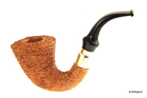 Pipa Brebbia First Calabash Rocciata Naturale - filtro 9mm - Picture 2 of 7