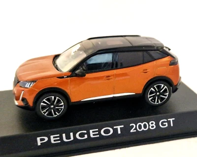 Peugeot 2008 GT orange-Metallic 2019, 1:43 NOREV