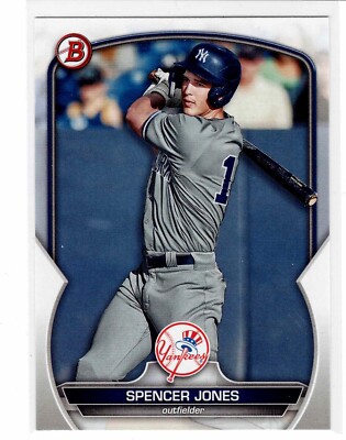 Spencer Jones New York Yankees 2023 Bowman Draft