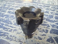 SANDVIK Capto C5 Aufsteckdorn D:32 mit ISCAR Planfräser D: 100 x 90°