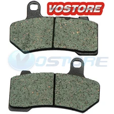 Rear Carbon Fiber Brake Pads Fits 2008 2009 2010 2011 HARLEY FLHR Road King