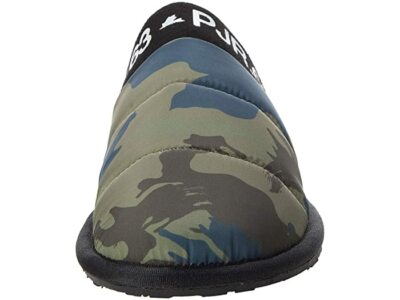 PAJAR CANADA STEVIE OLIVE CAMO PRINT NYLON SHEARLING SLIP ON  display picture 2