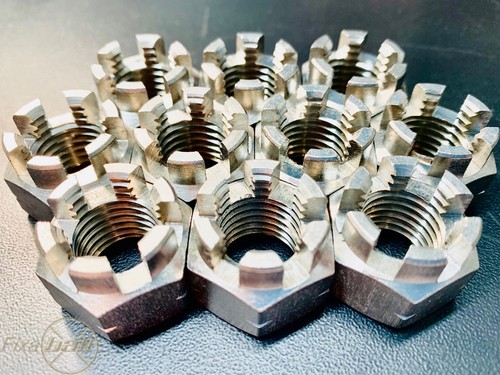 M5 M6 M8 M10 M12 M14 M16 M18 M20 M22 M24 M27 Castle Nuts A2 Stainless - Picture 3 of 10