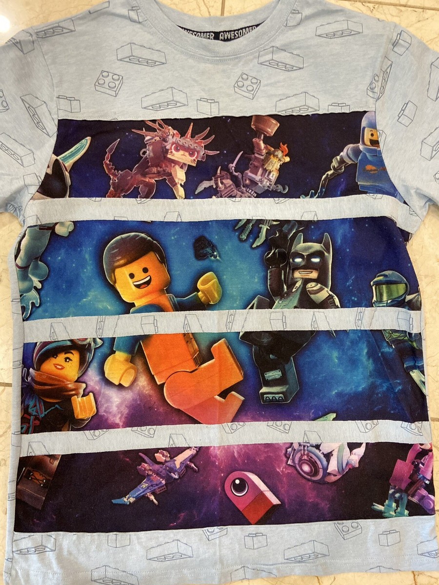 Lego T shirt Kids/Youth Lego Movie XXL/2XG (18) Pattern Back And