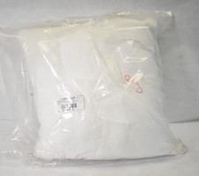 Decorative Throw Pillow Premium Waffle Knit Texture Comfort 26" x 26" White