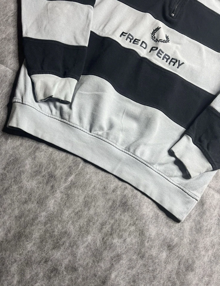 Media cremallera vintage a rayas Fred Perry Foto 2 de 4