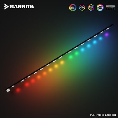 Barrow 5v 3pin Light Strips For GPU Block Aurora 15 Lighting Beads RGB-LRC03