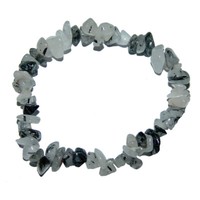 Turmalinquarz Splitter Armband Ca. 19 - 20 Cm