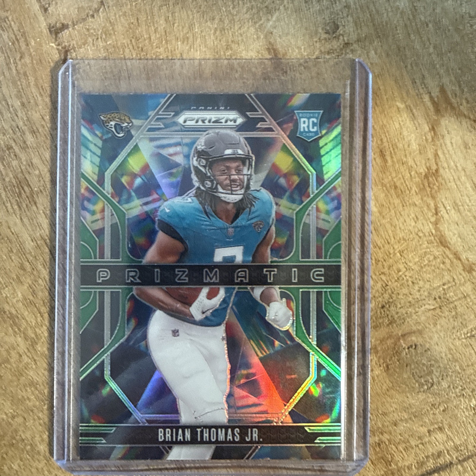 2024 Panini Prizm - Prizmatic Brian Thomas Jr. #19 Green Prizm (RC)