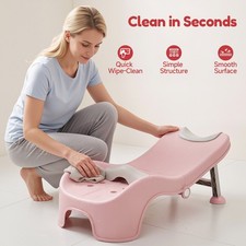 Foldable Baby Shampoo Chair Adjustable Toddler Hair Washing Seat for 0-5?Years