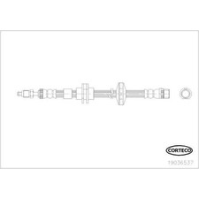 Corteco 19036537 Bremsschlauch für RENAULT LAGUNA BT0 1 KT0 1 DT0 1