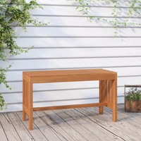 Gartenbank Massivholz Eukalyptus 80 Cm Outdoor Sitzbank