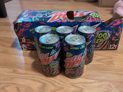 5 Cans of 12oz Mountain Dew Voo Dew 2023 Mystery Flavor Voodoo 