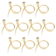 Durable Clip in Hair Extensions Beige Hair Piece for Women Home Use