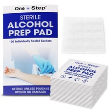 100 Individually Wrapped Antiseptic Wipes –Sterilising Pads for Wounds & Hygiene