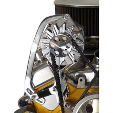 Bills Hot Rod Co.100 Series Sbc Vortec Alternator Bracket Chrome