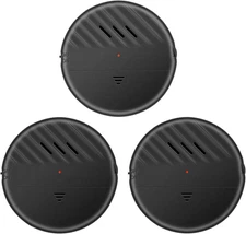 Window Glass Break Sensor Alarm, 3Pcs Ultra-Slim Anti-Theft Vibration Detector
