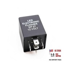 EP27 LED Flasher Relay, 5 Pin Plug  Play LED Turn Signal Relay, Electronic