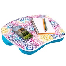 MyStyle Portable Lap Desk With Cushion Mandala Fits 15.6 Inch Laptop 45327