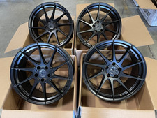 18x8.5 35 Aodhan Ah09 5x114.3 Matte Black Wheels Used Set 18x8.5 35 Aodhan Ah09 5x114.3 Matte Black Wheels Used Set
