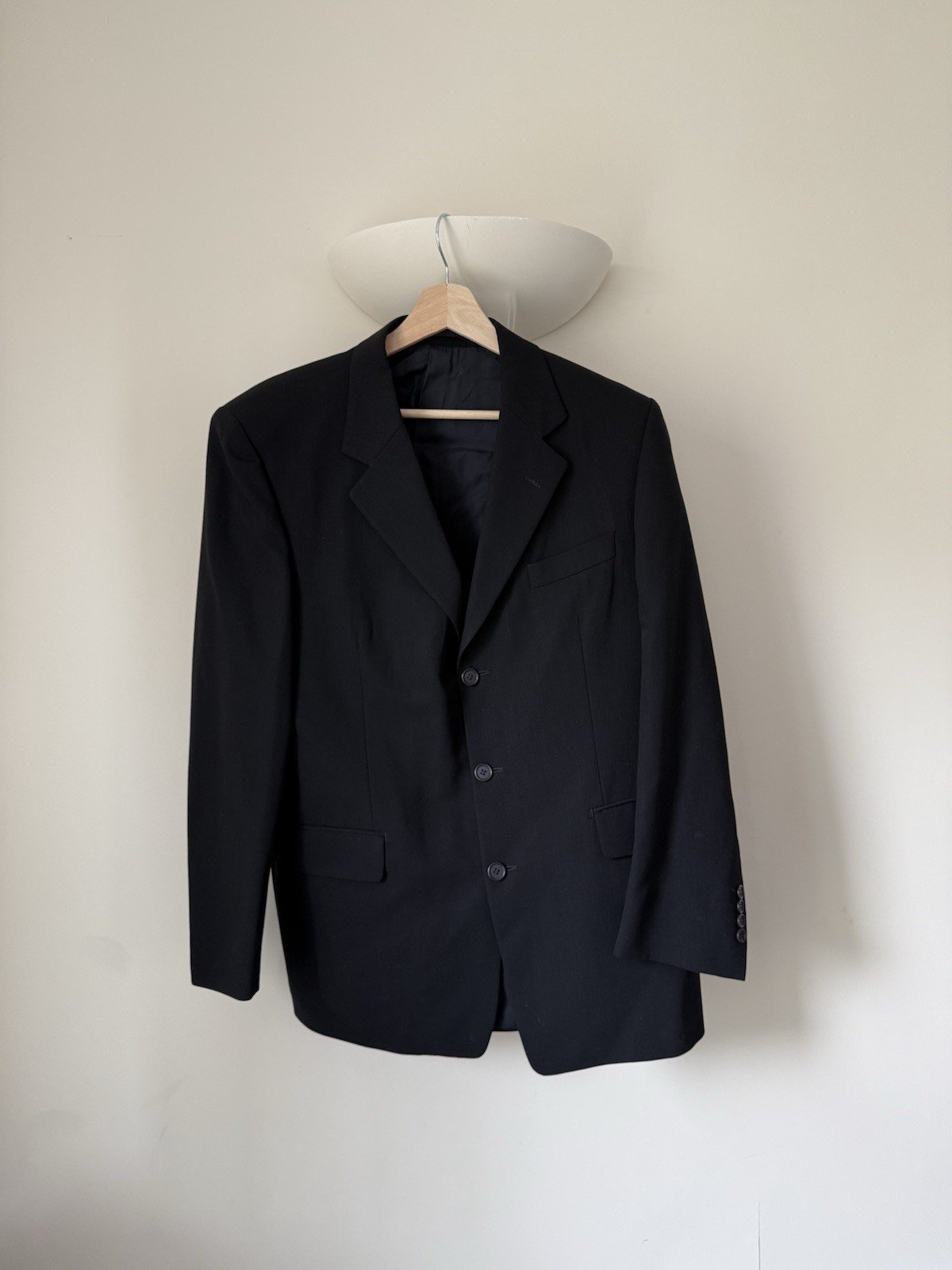 YVES SAINT LAURENT YSL TUTA UOMO PURA NUOVA LANA GIACCA BLAZER UK TAGLIA 52 Large