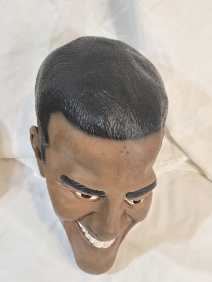 Barack Obama Presidente MASCARILLA COMPLETA Halloween Política Presidencial De Colección Foto 3 de 4