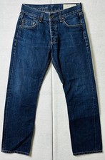 Rag & Bone Jeans Mens 29 Dark Blue RB 15X Slim Straight Button Fly USA Made