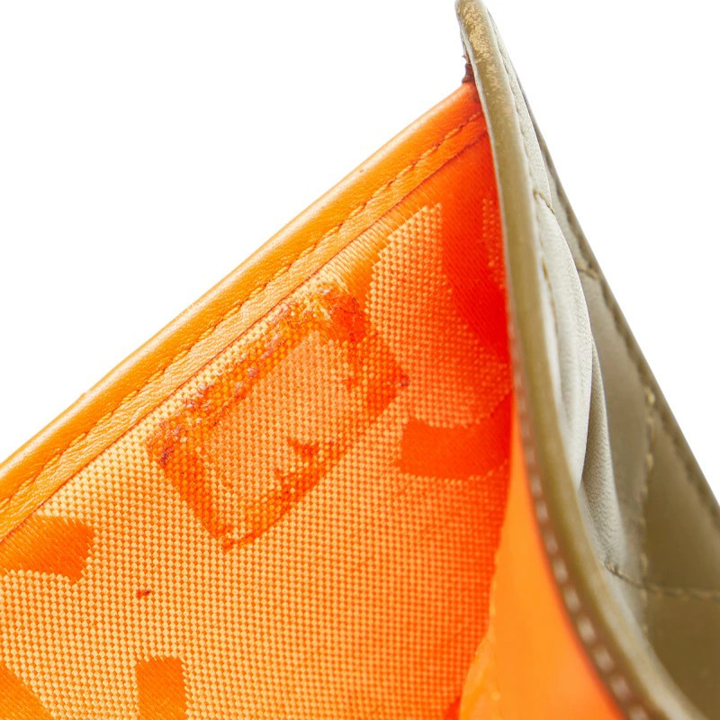 CHANEL Cambon Line Coco Mark Python Embossed Bifo… - image 9