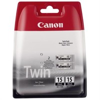 Canon 2X Bci-15Bk Tinte Schwarz Tp Twinpack Fuer I70 I8 # 8190A002