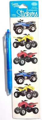ATV Off Road Stickers Scrapbooking Card Making Journal Planner FMI 2 sheets
