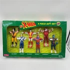 Vintage JusTOYS MARVEL Comics UNCANNY X-MEN BENDEMS 6 Pc Set 1991 #12148