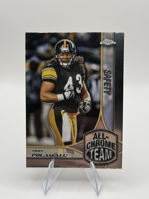 #ad Troy Polamalu 2024 Topps All Chrome Team #ACT 22 Pittsburgh Steelers Card NFL $1.75