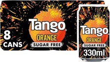 Image of Tango Orange Sugar Free 330Ml (Pack of 8)