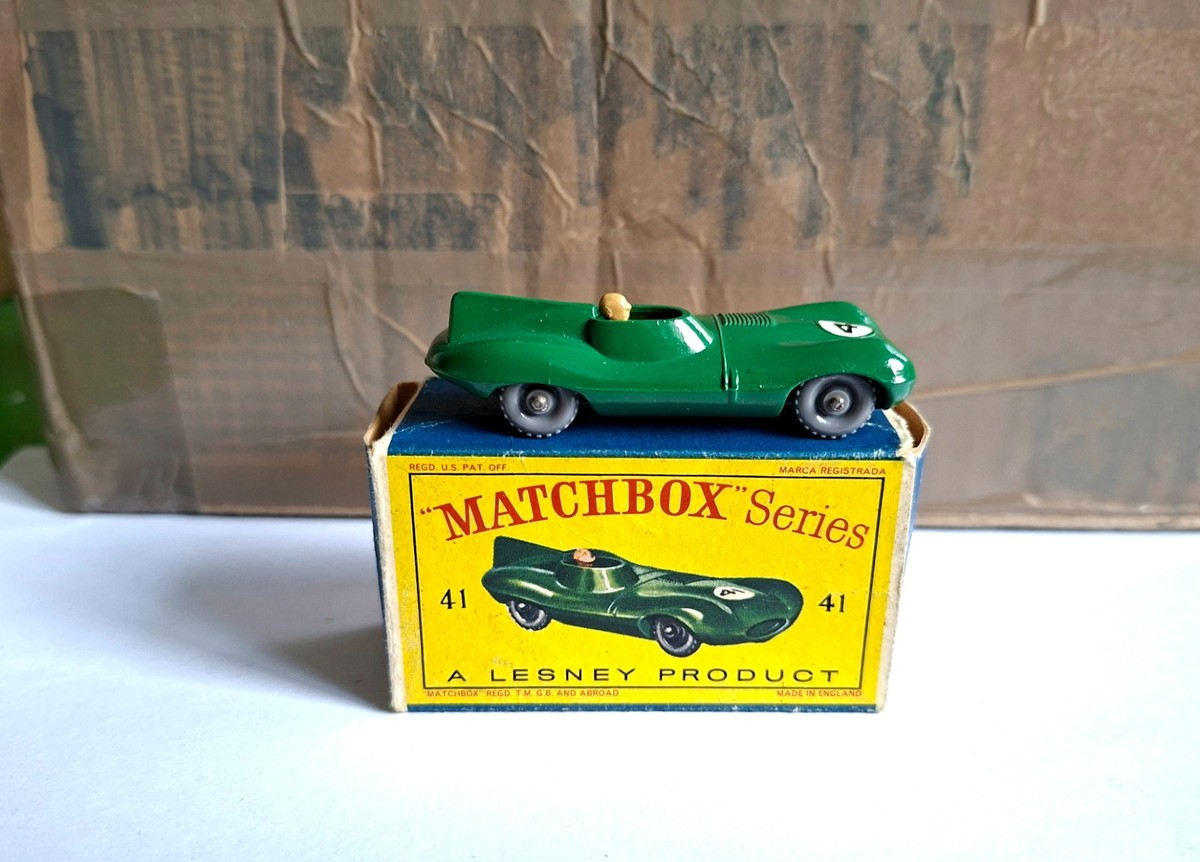 ミニカー MATCHBOX No.41 JAGUAR D Type matchbox 41 jaguar D type mint & D box | eBay