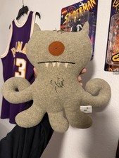 Vtg Ugly Doll 13" Retired Stuffed Plush 2003 TARGET Hair Red Eye Green Brown